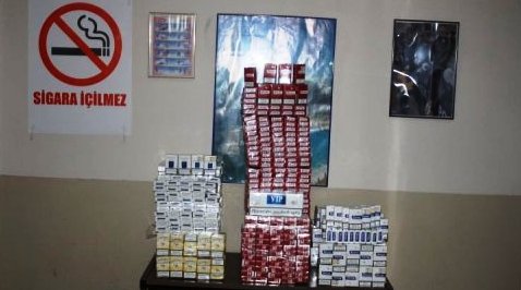 500 Paket Kaçak Sigara Ele Geçirildi